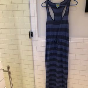 C&C California Blue Racerback Maxi Dress
